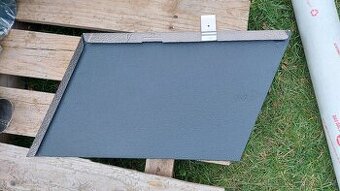 Falcovaný střešní šindel Prefa z AL, antracit 50ks - 5m2