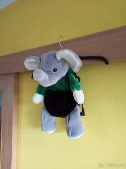 Prodám plyšový batůžek, SLONÍK (SLEVA)