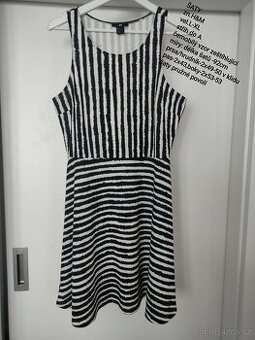 ZEBROVANÉ ŠATY - vel.L-XL,Zn.H&M