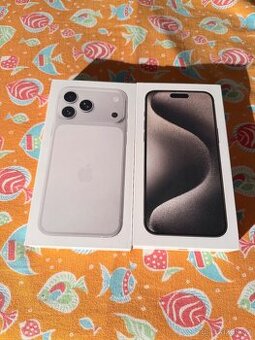 Krabičky iPhone 15 a 17 pro max 512gb
