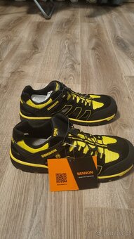 Pracovní sandály Bennon BOMBIS S1 ESD NM žluté