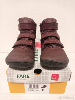 Barefoot dětské zimní boty Fare, vel. 32