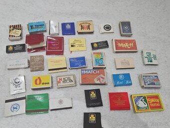 sběratelské krabičky od sirek 30ks