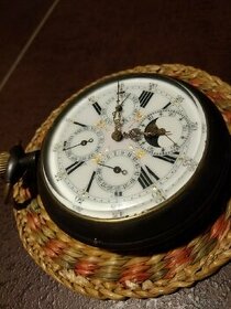 Starožitné kapesní hodinky lunárky