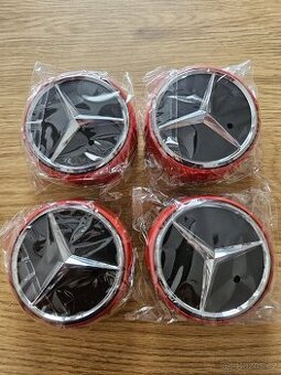 4x Středové pokličky Mercedes AMG Vystouplé