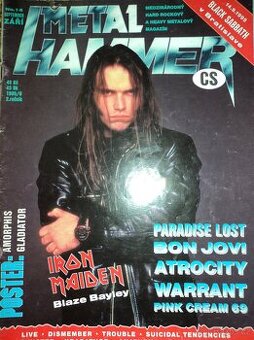 Sháním chybějící čísla časopisu METAL HAMMER CS