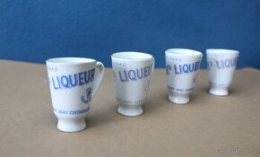 PRODÁNO - Porcelánové likérky Jan Becher - 4ks