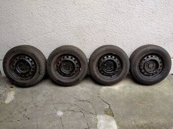 Ocelová kola 6Jx15, 5x114,3, ET 46, zimní pneu