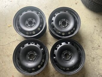 Plechové disky ŠKODA, VW, 6Jx15 H2 E38 4ks, cena za vše 1300