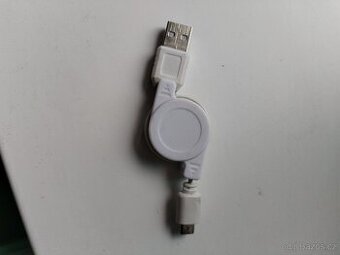 Svinovací kabel USB A / micro USB - 1