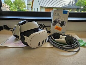 META QUEST 3 128G + BOBOVR M3 PRO - záruka
