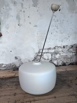 velká lampa - sklo 60-70 léta CS