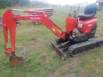 Minibagr Kubota U10-3, r.v. 2011, 2300 Mth,dvě rychlosti