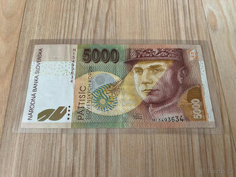 slovenská Bankovka 5000 SK