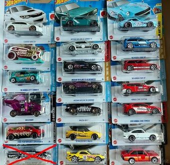 Aktualizovaná nabídka Hot Wheels (angličáky)