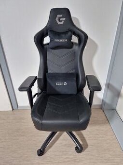 CZC gaming Fortress černá herní židle, křeslo