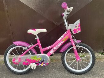 Dětské kolo růžové 16”