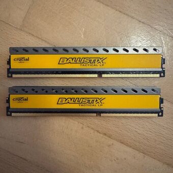 Crucial 8GB KIT (2x4GB) DDR3 1600MHz CL8 LP