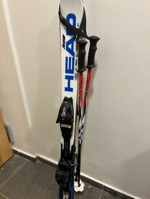 Dětské lyže Head s hůlkami Leki