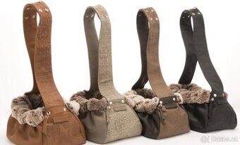 KOŽENÁ KABELKA NA PSA PŘES RAMENO