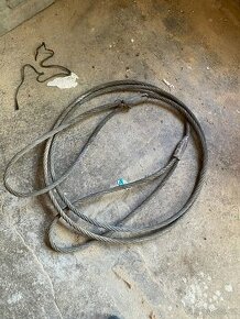 Ocelové lano s oky 6 m
