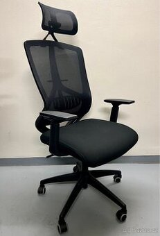 kancelářská židle s podhlavníkem - 4 ks