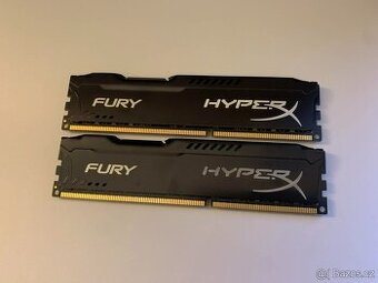 Kingston HyperX Fury 16GB (2X 8GB) DDR3 1600MHZ CL10