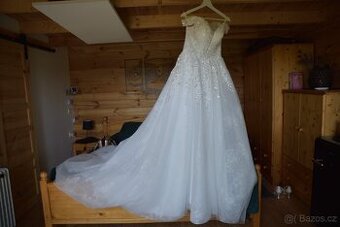 Svatební princeznovské šaty šité na míru vel. 32-38