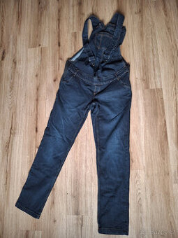 Těhotenské džínové lacláče