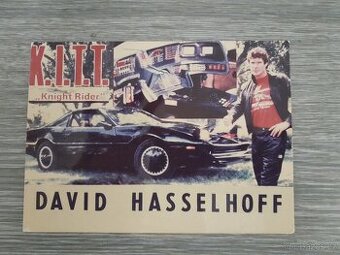 Retro fotografie ze seriálu Knight Rider