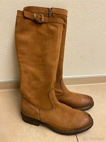kožené kozačky nové vel. 36