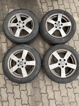 Sada alu kol Dezent 5x112, pneu zimní 205/55/16
