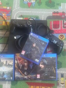 Sony PlayStation 4 Slim, 1TB černá použitý