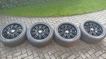 M3 e46 černé kované styling 67 s pneu Federal