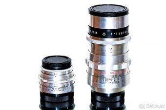 Meyer Trioplan 2.8/100 RED V + Trioplan 2,9/50 TOP STAV