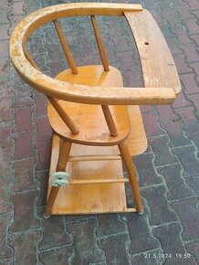 dětská židlička, stoleček, retro