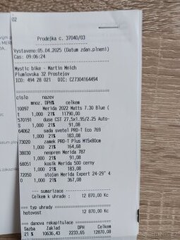 Dámské horské kolo Merida
