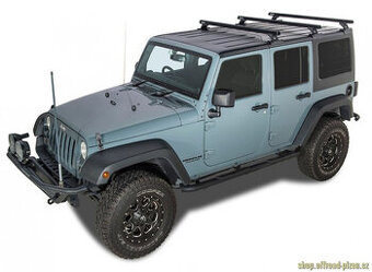 Nové Rhino Rack příčníky Vortex na Jeep Wrangler JK 4 dveře
