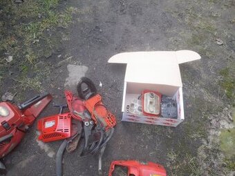2x motorová pila hecht
