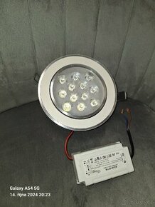 2ks Vestavna svitidla, bodovky, LED, COB 12W