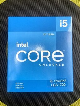 Intel Core i5-12600KF NOVÝ, záruka 3roky, TOP herní procesor