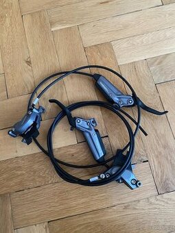 Brzdy Sram Code Bronze Stealth 4 pístek, set přední + zadní,