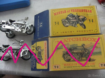 PREDAM MATCHBOX Yesteryear Y8-SUNBEAM motorcycle 1914