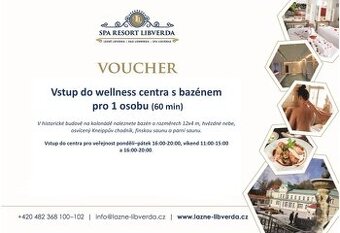 Voucher na wellness Lázně Libverda