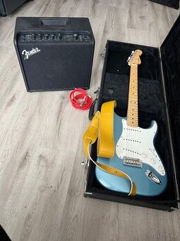 Fender Player Stratocaster + kombo + kufr + příslušenství –