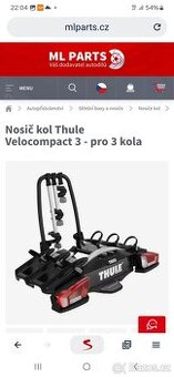 Prodám nosič jízdních kol Trule VeloCompact 926