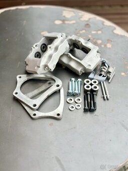 Dual brake caliper kit