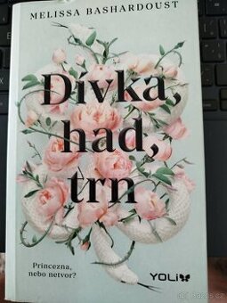 Dívka, had, trn