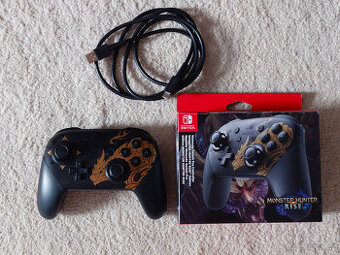 Nintendo Switch Pro Controller - Limitovaná edice MH Rise