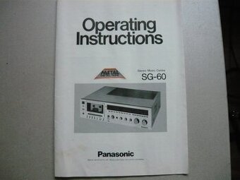 Manuál Panasonic SG-60